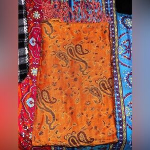 ORANGE PASHMINA SCARF
